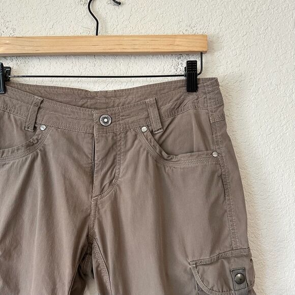 KUHL Womens Cargo Outdoor Shorts Utility Stretch in Brown - Picture 4 of 11